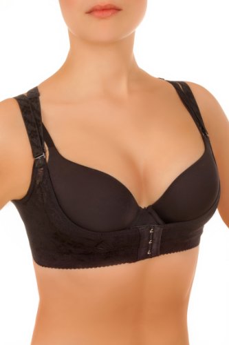 Sexy Dirndl Push-Up BH Büstenhebe schwarz Gr. XXL