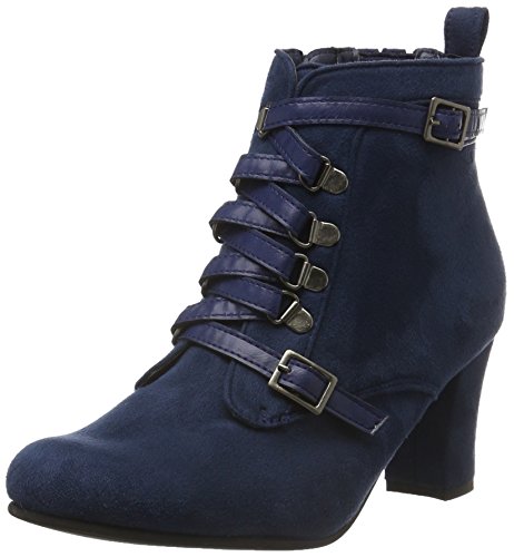 Hirschkogel by Andrea Conti Damen 3611506 Kurzschaft Stiefel, Blau (Dunkelblau 017), 38 EU