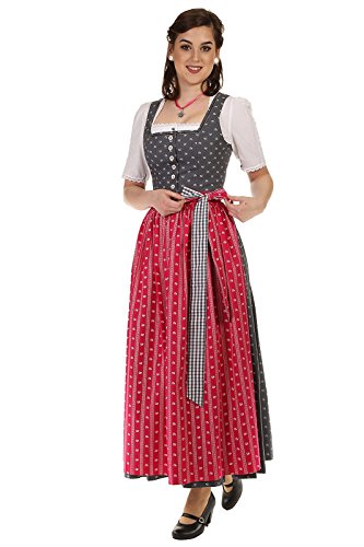 Hammerschmid Dirndl Damen langes Dirndl Kleid Tracht