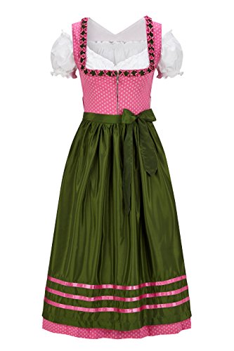 Original Steindl München-Salzburg Dirndl 3/4 lang-3tlg. Damen rosa-46