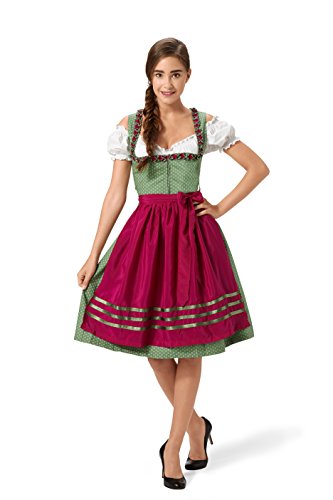 Original Steindl München-Salzburg Dirndl 3tlg. Damen grün-38