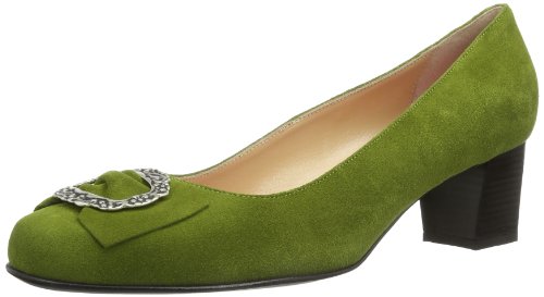 Diavolezza CELINE, Damen Pumps, Grün (Olive), 38.5 EU