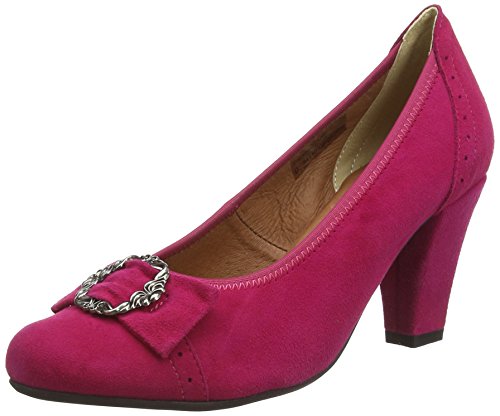 Hirschkogel by Andrea Conti 3009226, Damen Knöchelriemchen Pumps, Pink (pink 028), 37 EU