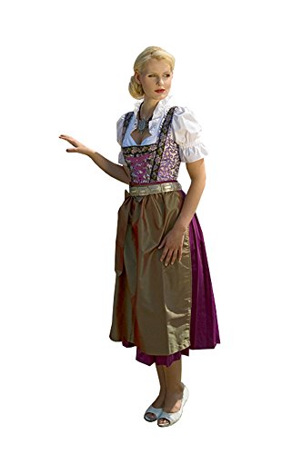 Trachtenpoint Dirndl A206 mit Bluse und Schürze 3 teilig, Größe 46