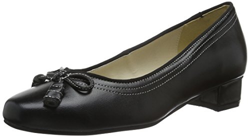 Hirschkogel by Andrea Conti Damen 3001515 Geschlossene Ballerinas, Schwarz (Schwarz 002), 38 EU