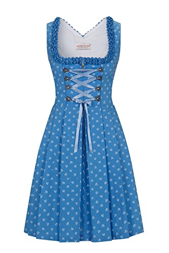 Original Steindl München-Salzburg Dirndl Damen blau-40