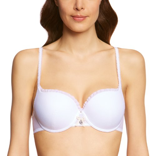 Triumph Damen BH (Push-up) Dirndl Basic WHU (1NF12), Gr. 90B, Weiß (WHITE (03))