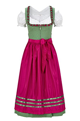 Original Steindl München-Salzburg Dirndl 3/4 lang-3tlg. Damen grün-46