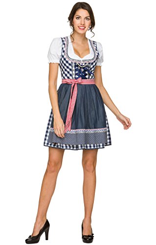 Minidirndl 50cm Kitty marine, 36