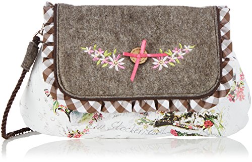 Stockerpoint T500 Damen Umhängetaschen 28x16x3 cm (B x H x T), Grau (stein)