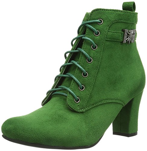 Hirschkogel by Andrea Conti 3617400, Damen Kurzschaft Stiefel, Grün (grasgrün 199), 39 EU