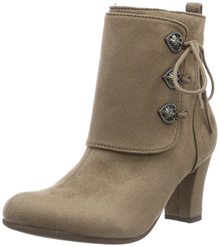 Hirschkogel by Andrea Conti Damen 3612711 Kurzschaft Stiefel, Beige (Taupe 066), 40 EU