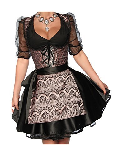 Mini-Dirndl mit Spitze von Dirndline 2XL by Dirndline