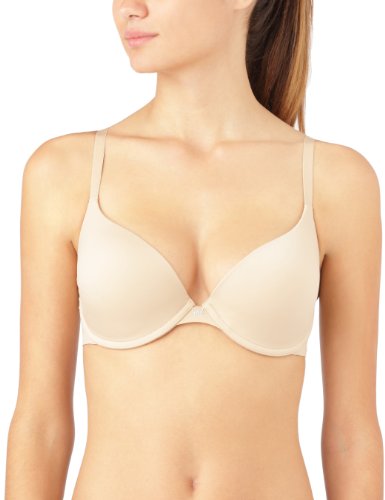 wonderbra Damen T-Shirt T-Shirt BH T-shirt Bra, Beige (Hautfarben 007), 75A (Herstellergröße: 34A)