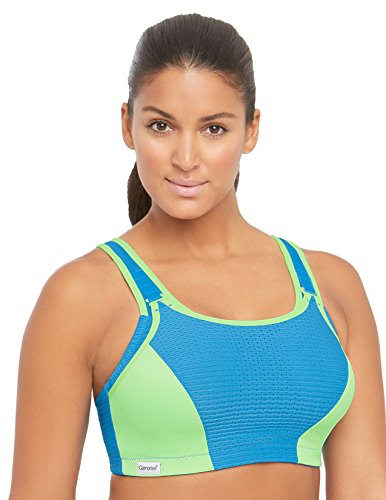 Glamorise Damen Dirndl Doppel-Layer-Sport-BH für Guten Halt, Violett (Weiche Flieder 431), 70H