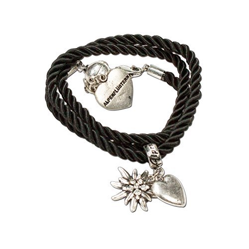 Set Gioielli Tradizionali Bavaresi: Collana Dirndl Con Edelweiss E Orecchini Abbinati – Accessori Oktoberfest