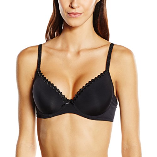 Susa Damen Wiesn-Zauber Dirndl-BH 8025 mit Push-Up-Schalen, Schwarz (Schwarz 004), 85A