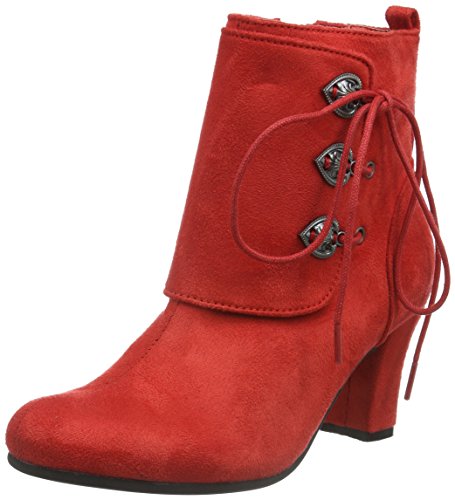 Hirschkogel by Andrea Conti Damen 3612711 Kurzschaft Stiefel, Rot (Rot 021), 38 EU