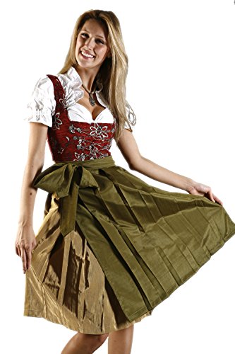 Trachtenpoint Dirndl F6021 mit Bluse und Schürze 3 teilig